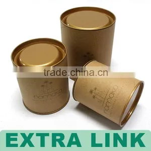 Brown Kraft Paper Easy Open Food Grade Peel off Lid Paper Can thumbnail-6