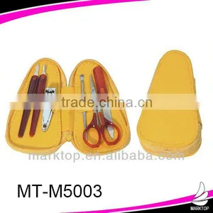 Yellow Shape Purse 6PCS Portable Manicure Set thumbnail-1