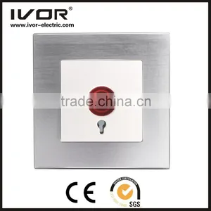 2016 New Design IVOR Aluminum uk Usb Wall Socket With 2 Usb Port Good Reputation Cool South Africa Wall Socket Switch thumbnail-6