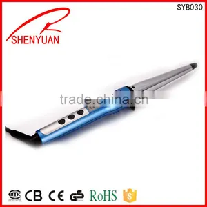 Low Price Ceramic New Design Hair Curling Iron LED Display Hair Crimper thumbnail-1