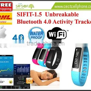 SIFIT-1.5 Unbreakable 4.0 Bluetooth Activity Tracker WIFI Hotspot Calories Counter.4.0 Bluetooth Activity Tracker Unbreakable. thumbnail-1