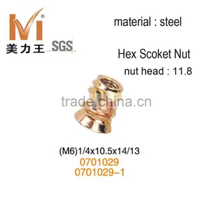 Hex Socket Embedded Nut for Wood Furniture thumbnail-1