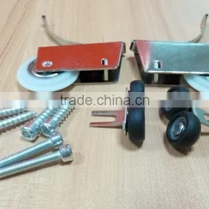 High Quality Steel and Plastic Wardrobe Sliding Door Fittings Max Door Weight 40kg thumbnail-3