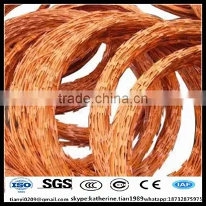 Border Security System China High Quality Plastic Coating Concertina Razor Wire thumbnail-5