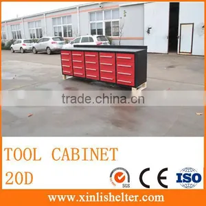 10FT 20 Drawers Waterproof Steel Work Bench thumbnail-4