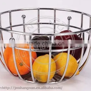 Fashion Round Stainless Steel Fruit Basket thumbnail-1