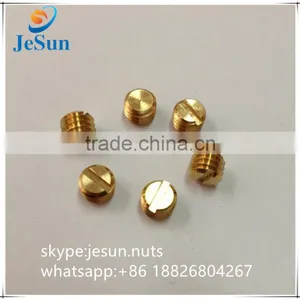 Brass Slotted Hexagon Socket Set Flat Point Screws Hidden Cameras thumbnail-5