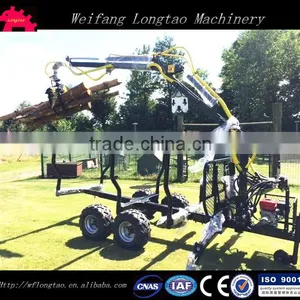 ATV Log Loader,Log Trailer With Crane,ATV Timber Trailer With Crane Gasoline Engine thumbnail-3