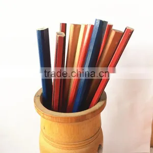 7 Inche HB Lead Wooden Round Carpenter Pencils With Custom Logo thumbnail-1