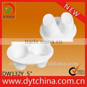 Factory Direct Wholesale 5 Inch Custom Logo Ceramic Snack Bowl thumbnail-1