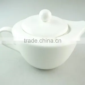 Hot Selling Hotel Restaurant White Porcelain Coffee/ Tea Pot thumbnail-1