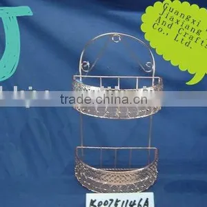 Cuprous Steel Wire Semicircle Home Storage Hanging Basket thumbnail-1