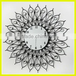 Peacock Clock Wall Decor Clock thumbnail-1
