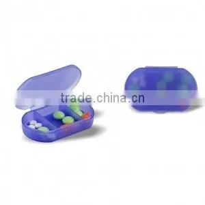 Plastic Metal Pill Box/pill Case for Travel thumbnail-1