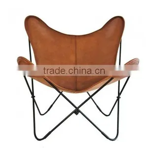 Hot Sale Living Room BKF Butterfly Stainless Steel Polishing Finished French Chair Frames thumbnail-1