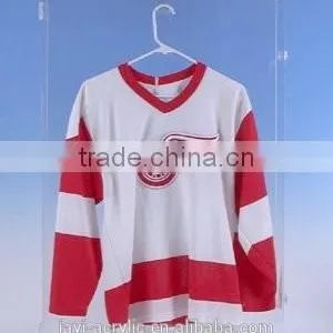 Wholesale Clear Acrylic Jersey Display Case Wall-mounted Plexiglass T-shirt Display Case thumbnail-1