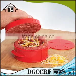 FDA & LFGB Approved Hamburger Press,Plastic Hamburger Press BPA Free,Manual Hamburg Patty Maker thumbnail-4