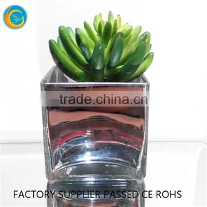 Square Antique Glass Vases Glass Vase Wholesale for Homedecoration thumbnail-1