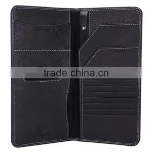 Embossing Leather Passport Holder With RFID Blocking thumbnail-1