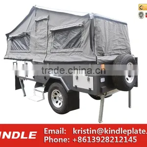 High Quality Rear Folding Tent Camping Trailer Car Camper thumbnail-2