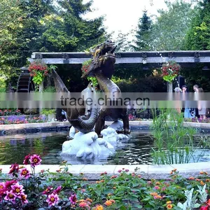 Bronze Factory Metal Craft Bronze Dragon Water Fountain for Sale thumbnail-1
