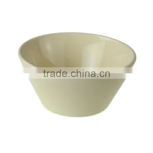 5" Ivory Color Glazed Ceramic Stoneware Bowl thumbnail-1
