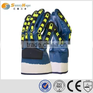 Sunnyhope Blue Nitrile Fluorescein TPR Chips Gloves thumbnail-1