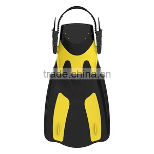 2016 New Product Open Heel Snorkeling Fins Snorkel Dive Fins for Skin Dive Made by PP+TPR thumbnail-2