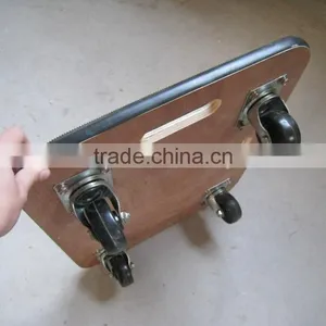 Four Caster Wheel Wood Cheap Platform Tool Carts thumbnail-1