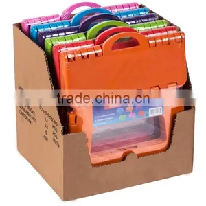 Round Handle Plastic Folding Step Stool thumbnail-1