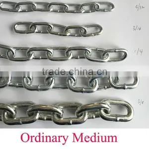 Superior Quality Welded Electric Galvanized Medium Link Chain thumbnail-1