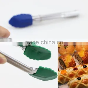 Stainless Steel Ergonomic Kitchen Tongs Silicone Kitchen Tongs Food Tongs thumbnail-1