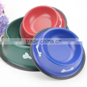 Wholesale Belly Anti Skid Colored Pet Bowl/ Belly Dog Bowl thumbnail-4