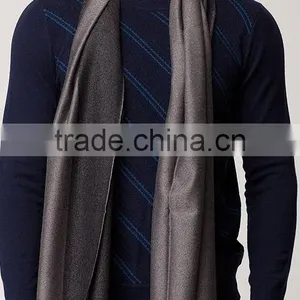 Manufacturers of Men's Long Stylish Design Cashmere Scarf thumbnail-1