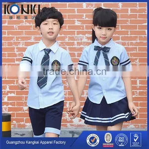 Primary School Uniform Custom Design Kids School Uniforms Wholesale by Apparel China Factory thumbnail-1