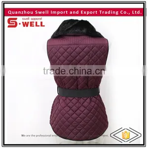 2016 Wholesale Custom Winter Brand Padded Women Vest Jacket thumbnail-2