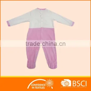 New Fashion Cartoon Light Pink Long Sleeved Cotton Baby Clothes Romper thumbnail-2