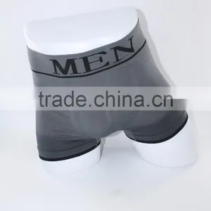 Gray Men Nylon Seamless Underwear thumbnail-2