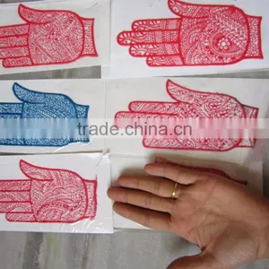 PALM HAND HENNA Tattoo STENCIL Rubber Reusable MIX DESIGN thumbnail-1