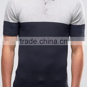 MGOO OEM Manufacturer Summer Cheap 180g 100% Cotton Short Sleeve Contrast Color Breathable Mens Knit POLO Shirt thumbnail-3