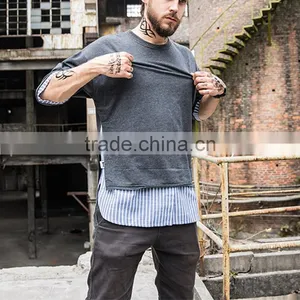 Fancy High Quanlity Fashion Custom Men Stylish t Shirt Cotton 100% t Shirt Men Wholesale China Supplier thumbnail-3