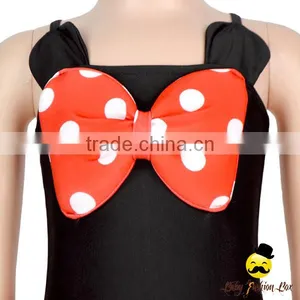 Fitness Cute Cartoon Character Strap Kids Flash Bow One Piece Little Girl Children Beach Clothes Swimwear thumbnail-4