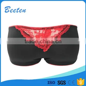Best Design Knitted Lady Underwear Women Panties Sexy With Lace thumbnail-3