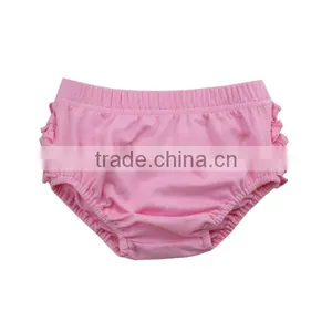 2017 Hot Sale Lovely Baby Girl Underwear Wholesale Ruffle Diaper Covers Girl Ruffle Shorts thumbnail-6