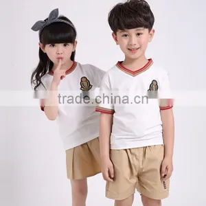 Custom OEM Design New Style Kids Khaki Shorts School Uniforms in Public Schools thumbnail-3