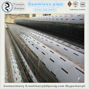 Stainless Slotted Liner Perforated Drainage Pipe Slotted Pipe thumbnail-4