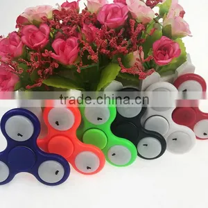 LED Glow Gyro Switch Finger Gyro Three Leaves Bright Flash Finger Gyro Factory Direct thumbnail-1