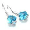 18K Gemstone Earrings thumbnail-1