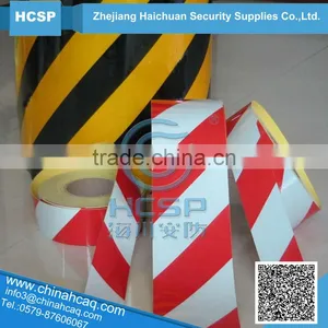 Black/yellow Custom Size Hazard Warning Reflective Marking Tape Reflective Marking Tape thumbnail-1