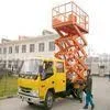 360 Rotation 14 m Hydraulic Electric Arm Mobile Scissor Lifts Lifting Platform thumbnail-1